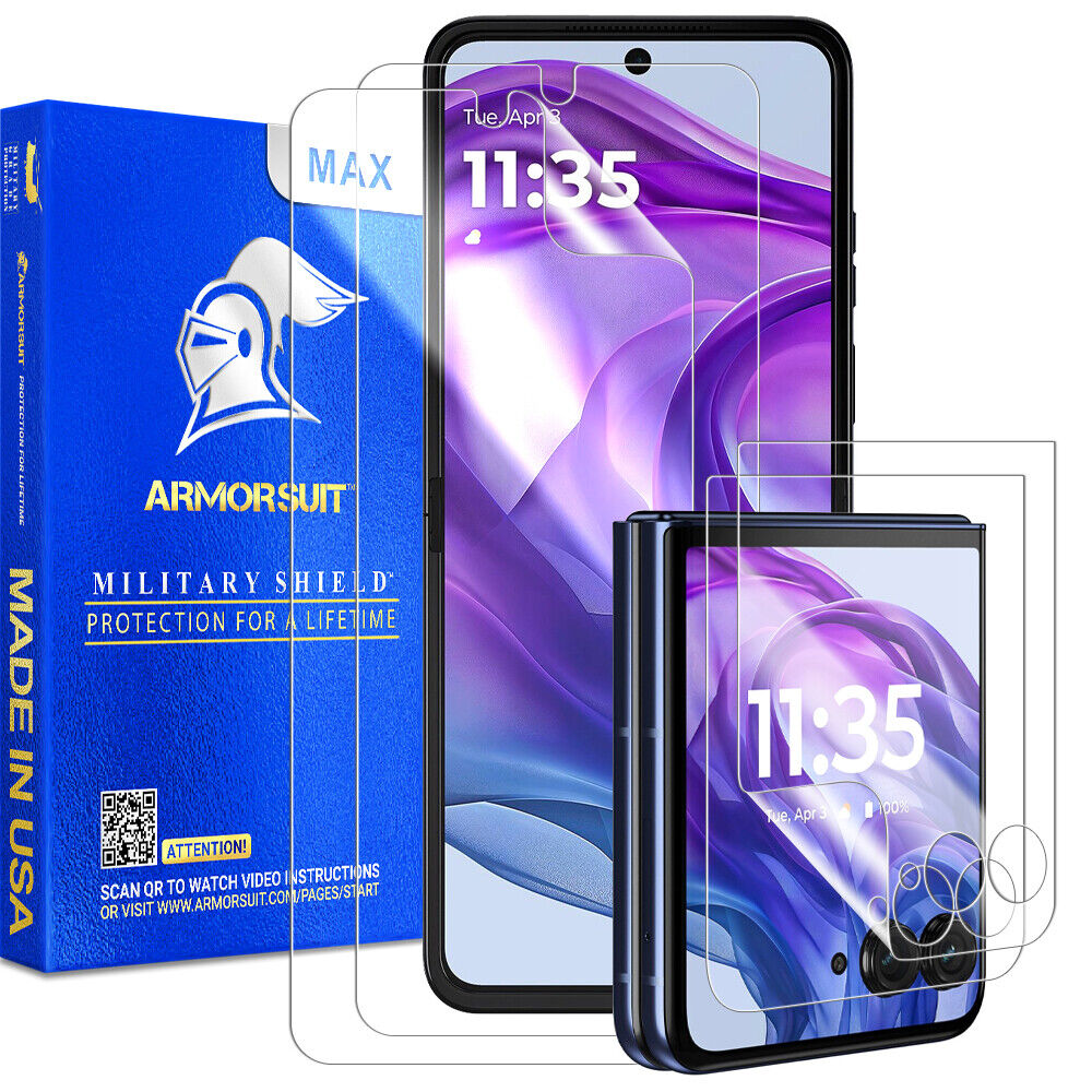 ArmorSuit 2+2 Pack Screen Protector for Motorola Razr+ (2024) Made in USA