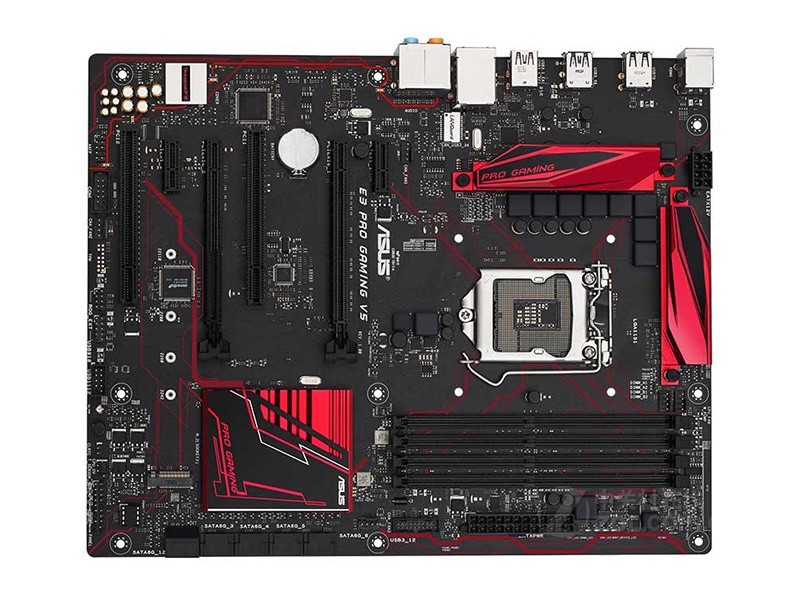 For ASUS E3 PRO GAMING V5 motherboard C232 LGA1151 4*DDR4 64G ATX Tested ok