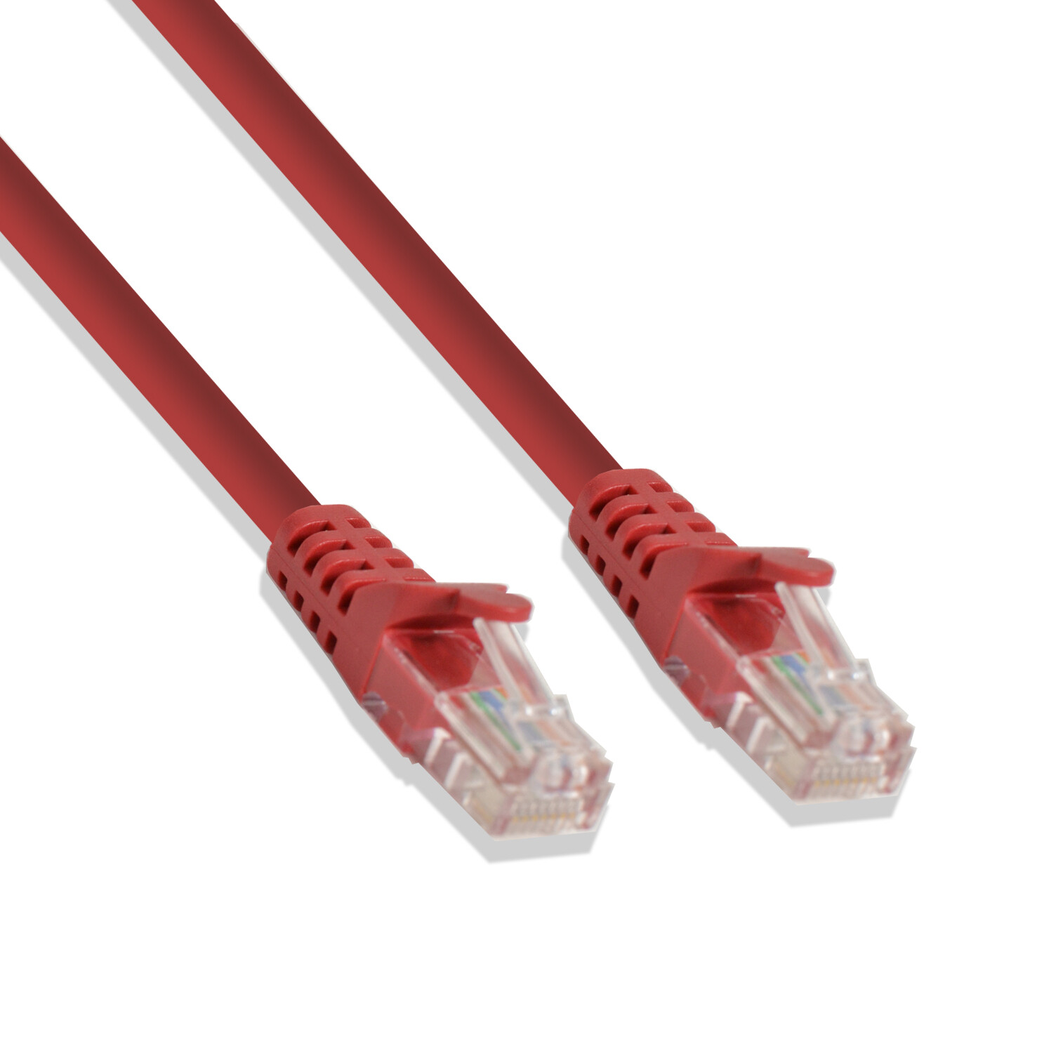 5ft Cat5e Cable Ethernet Lan Network Red RJ45 Patch Cord Internet (50 Pack)