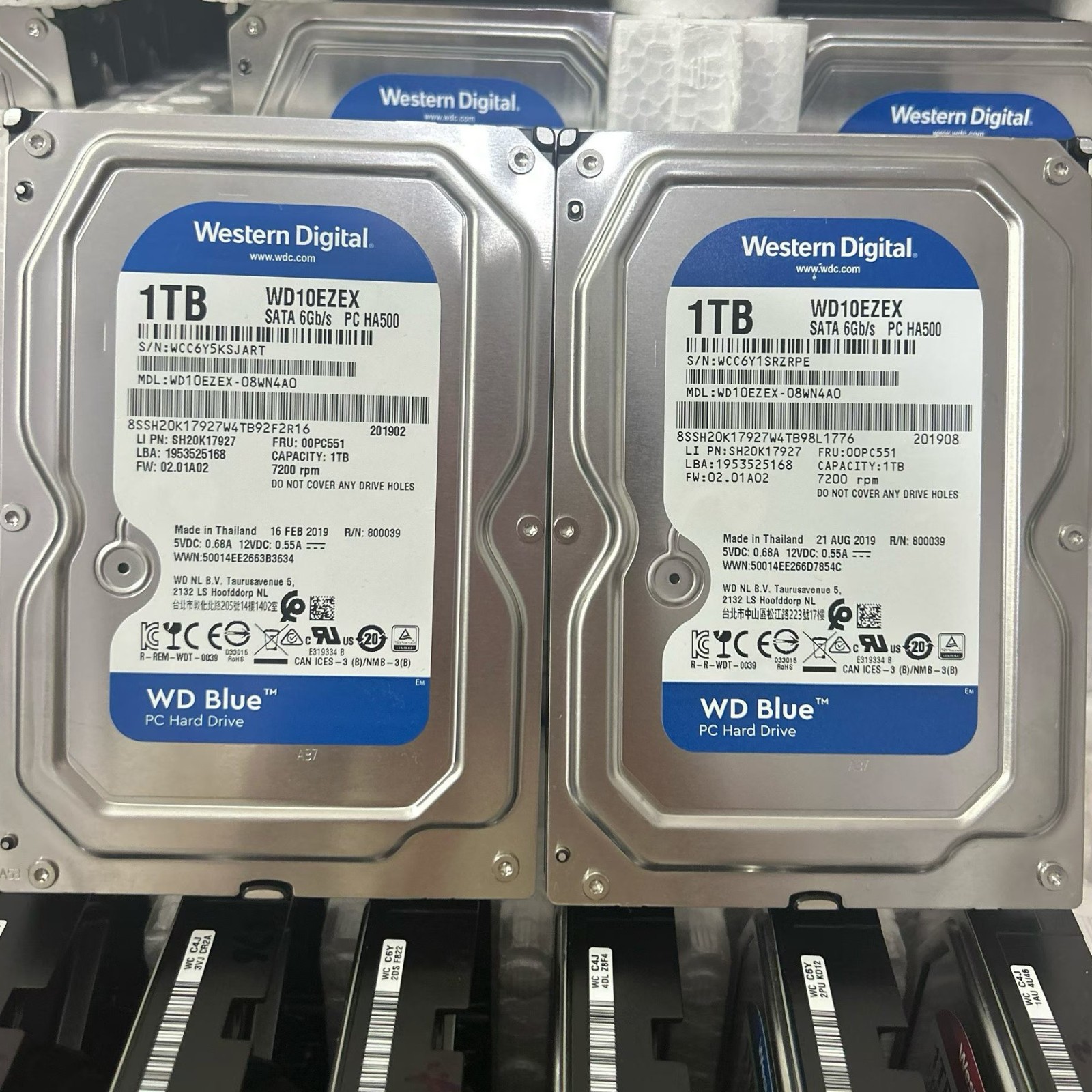 Western Digital 1TB WD10EZEX 7200 RPM SATA 3.5" Desktop PC HDD Hard Drive