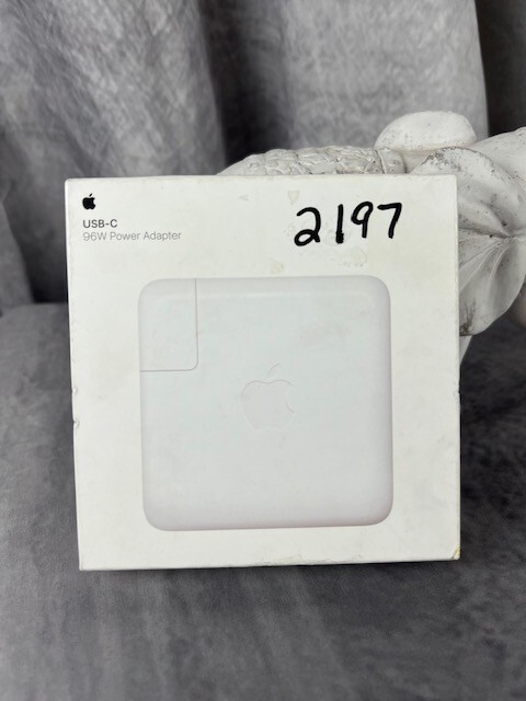 Genuine Apple 96W USB-C Power Adapter - White (MX0J2AM/A)