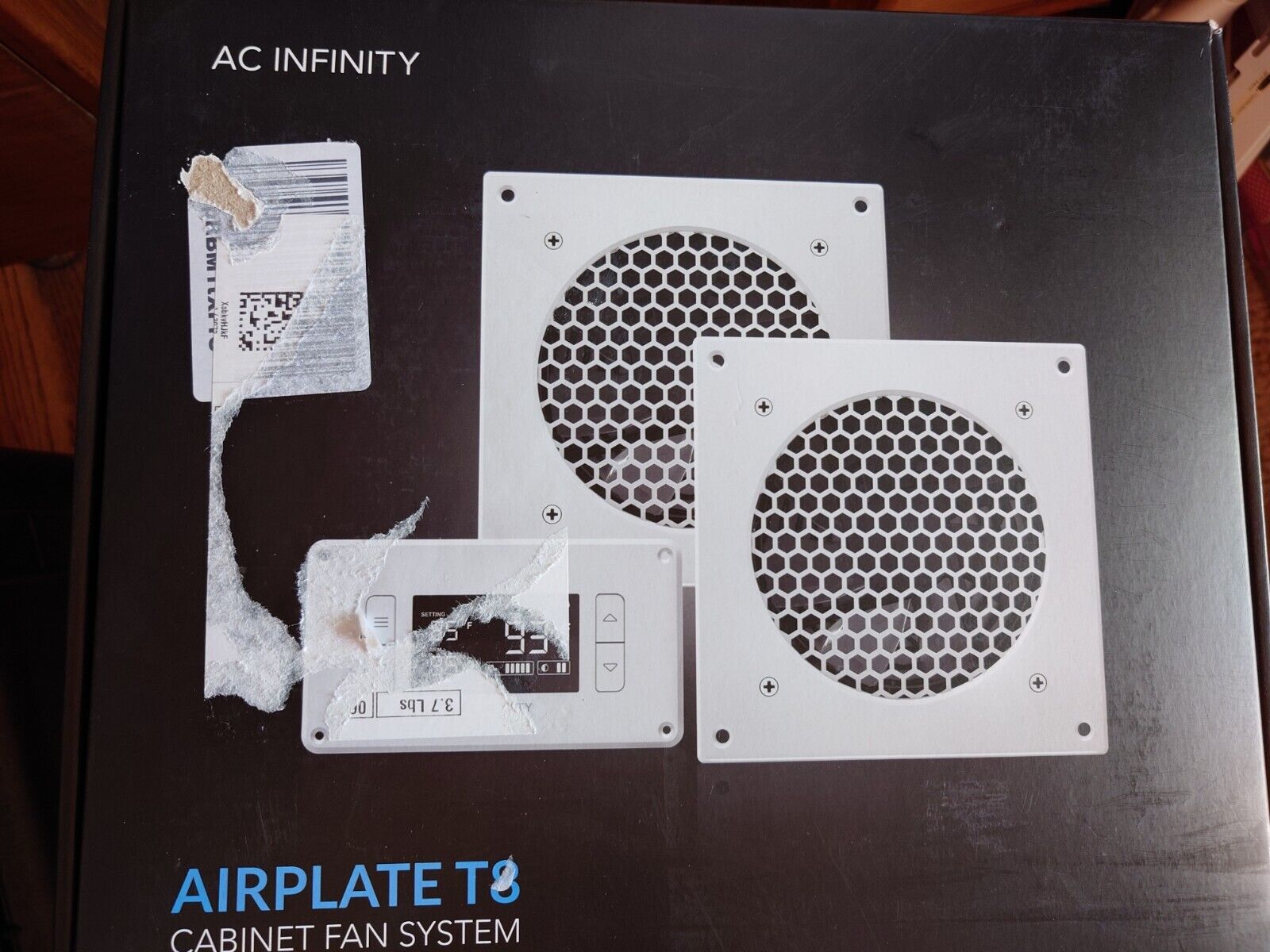 AC Infinity AIRPLATE T8 Dual-Fan Cabinet Cooling 6\