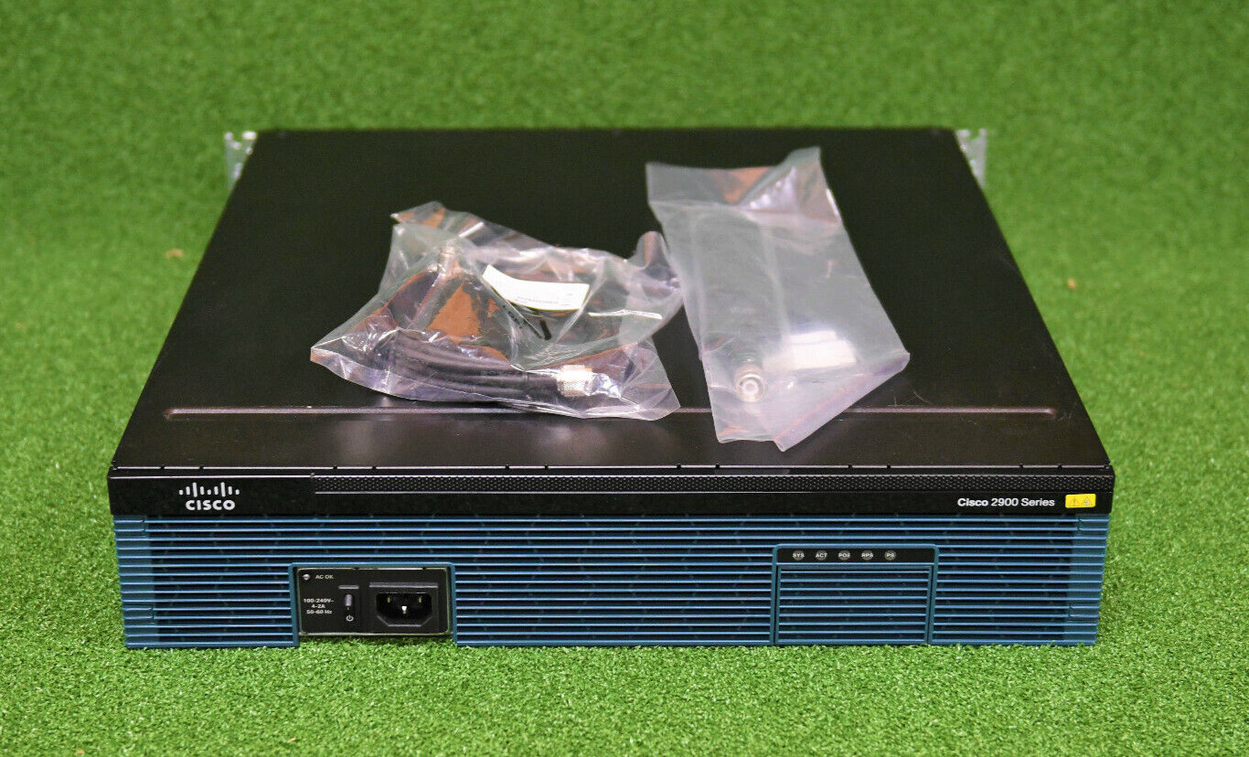 CISCO 2921-SEC/K9 3xGE +1 SFP Router 2.5GB/ 256MB Latest IOS w/ EHWIC-4G-LTE-AU