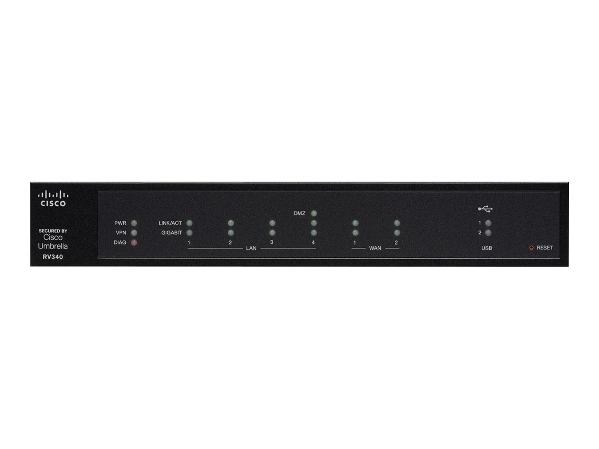 Cisco RV340-K9-G5 Router II price incl VAT 3 yr warranty* B2B