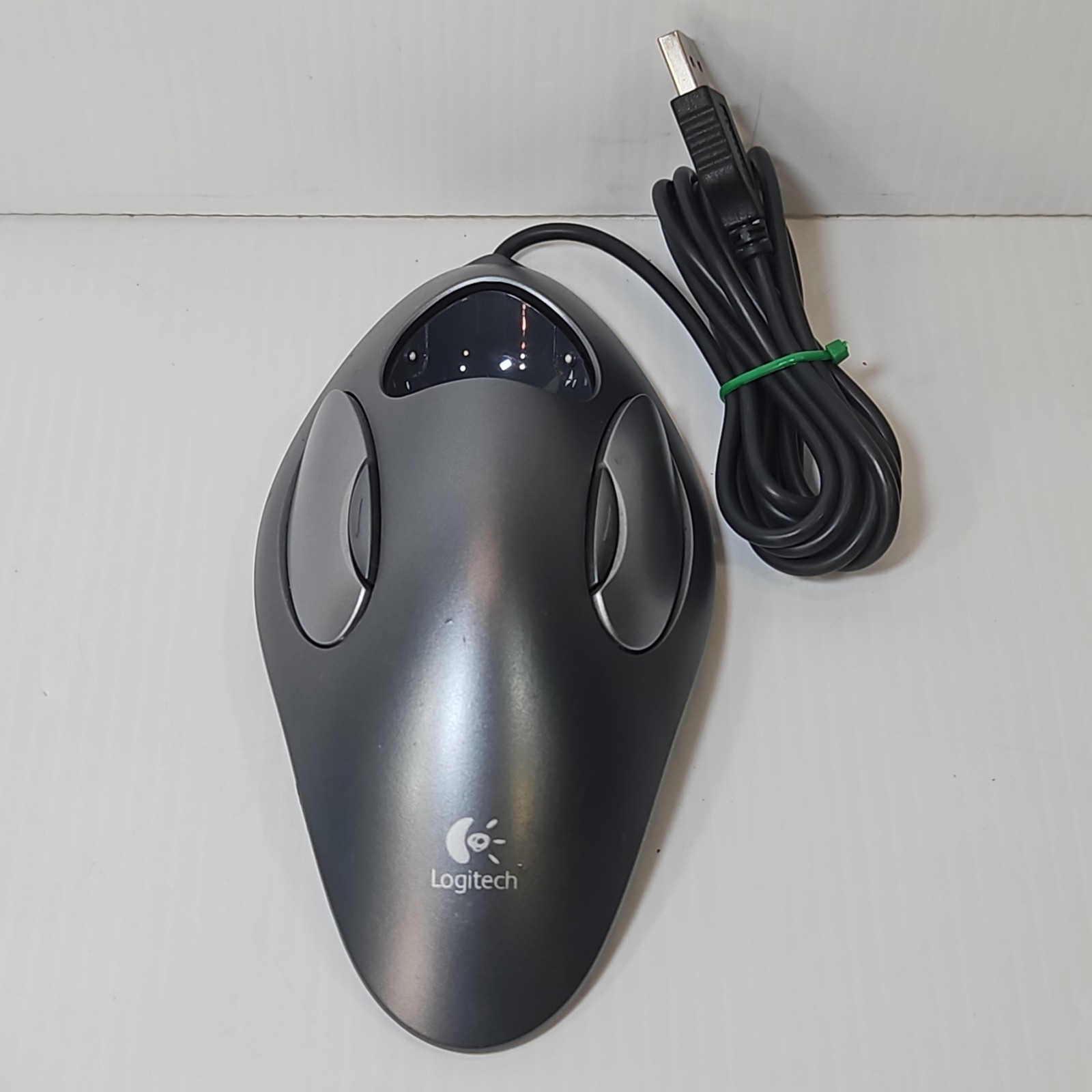 T-BC21 Logitech Trackman Marble Mouse USB Wired Trackball Mouse / For Parts