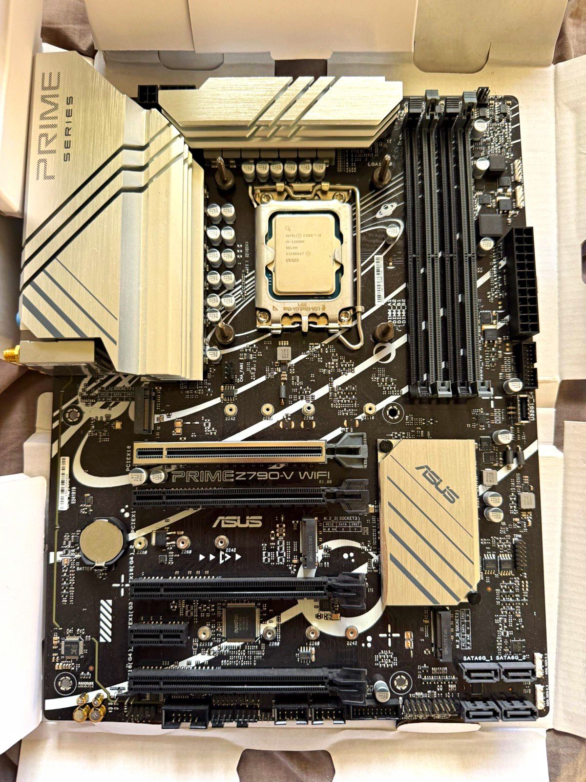 ASUS Prime Z790-V WiFi ATX Motherboard + Intel Core i9-12900K