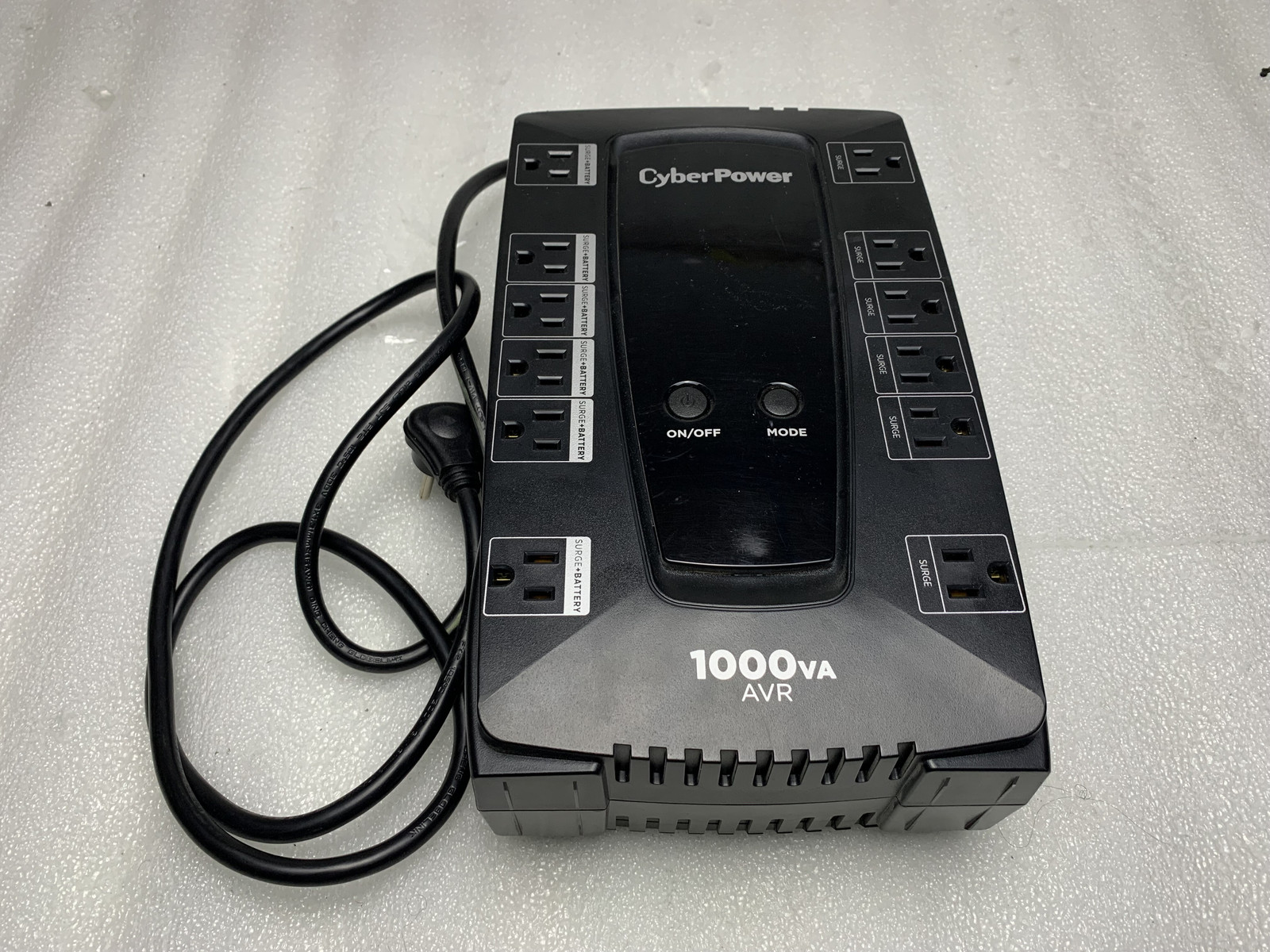 CyberPower LE1000DG-R 1000VA 12-Outlet LCD Display UPS NO BATTERY
