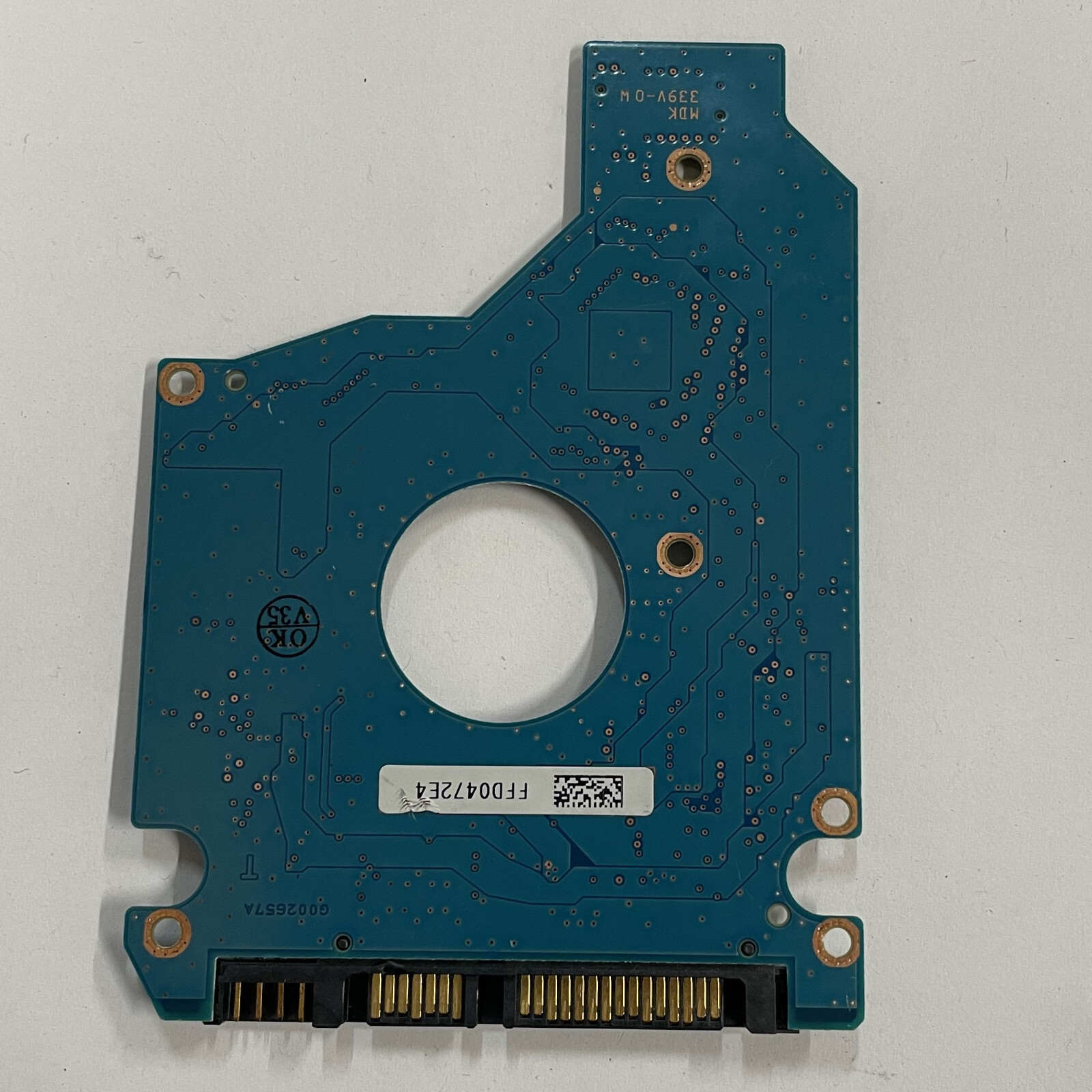 Toshiba G002657A 2.5" SATA HDD PCB Board 010 B0/GC002M HDD2H55 MK3263GSXN
