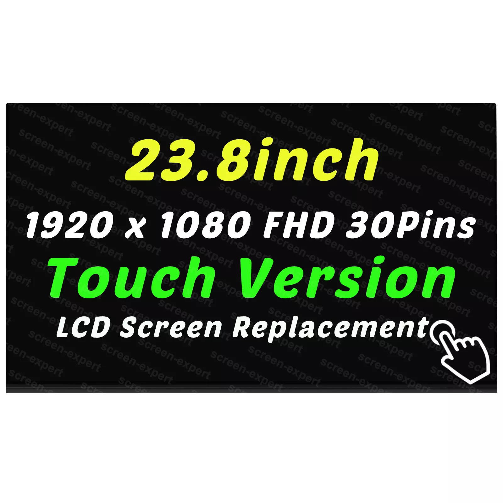 HP 24-C 24-CR0337C 24" Borderless LCD Screen All-in-One Touchscreen 23.8" FHD