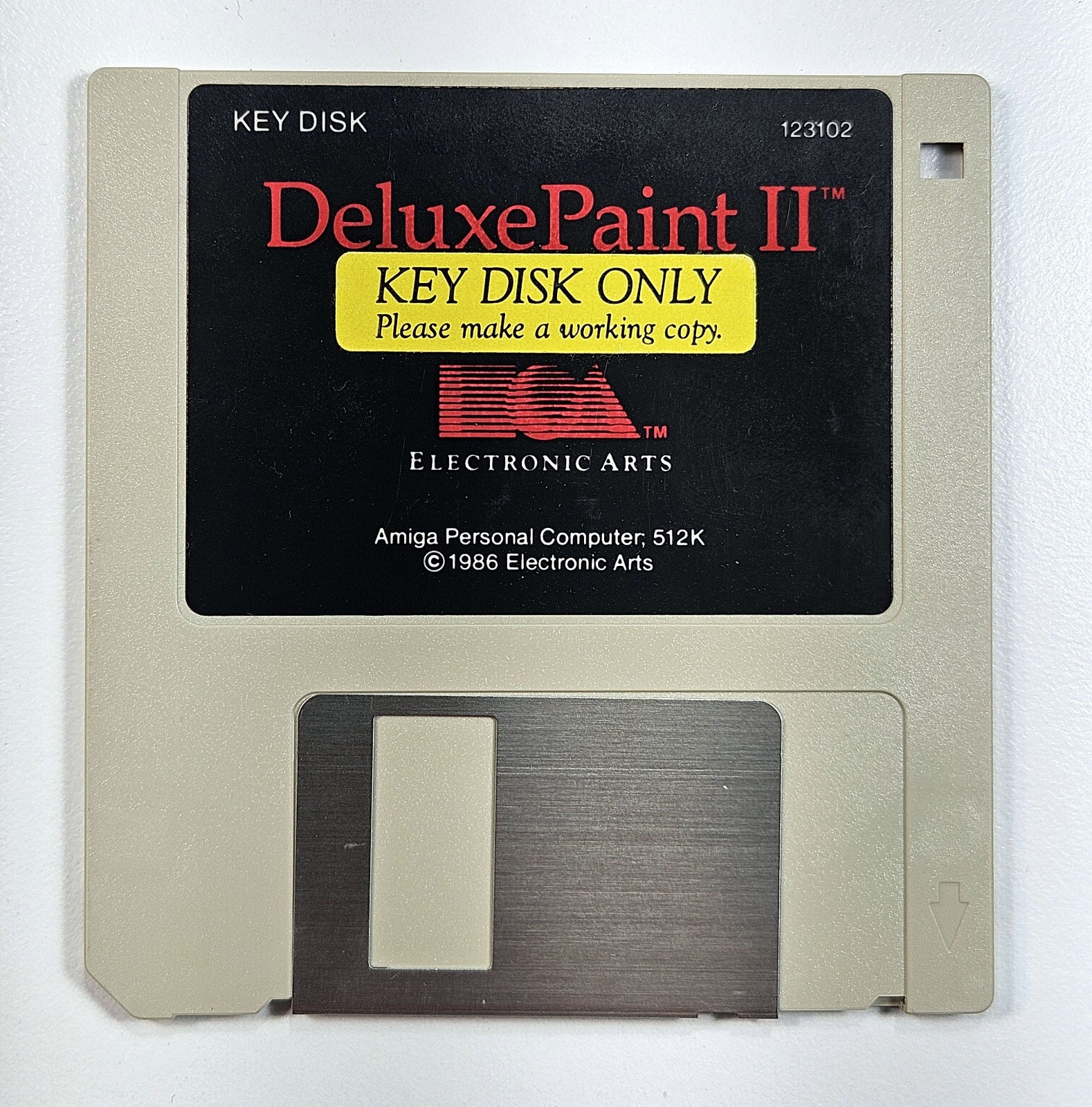 COMMODORE AMIGA DELUXE PAINT II (2 FLOPPY DISKS)