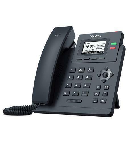 Yealink SIP-T31P Entry-Level IP Phone with 2 Lines and HD voice - Black
