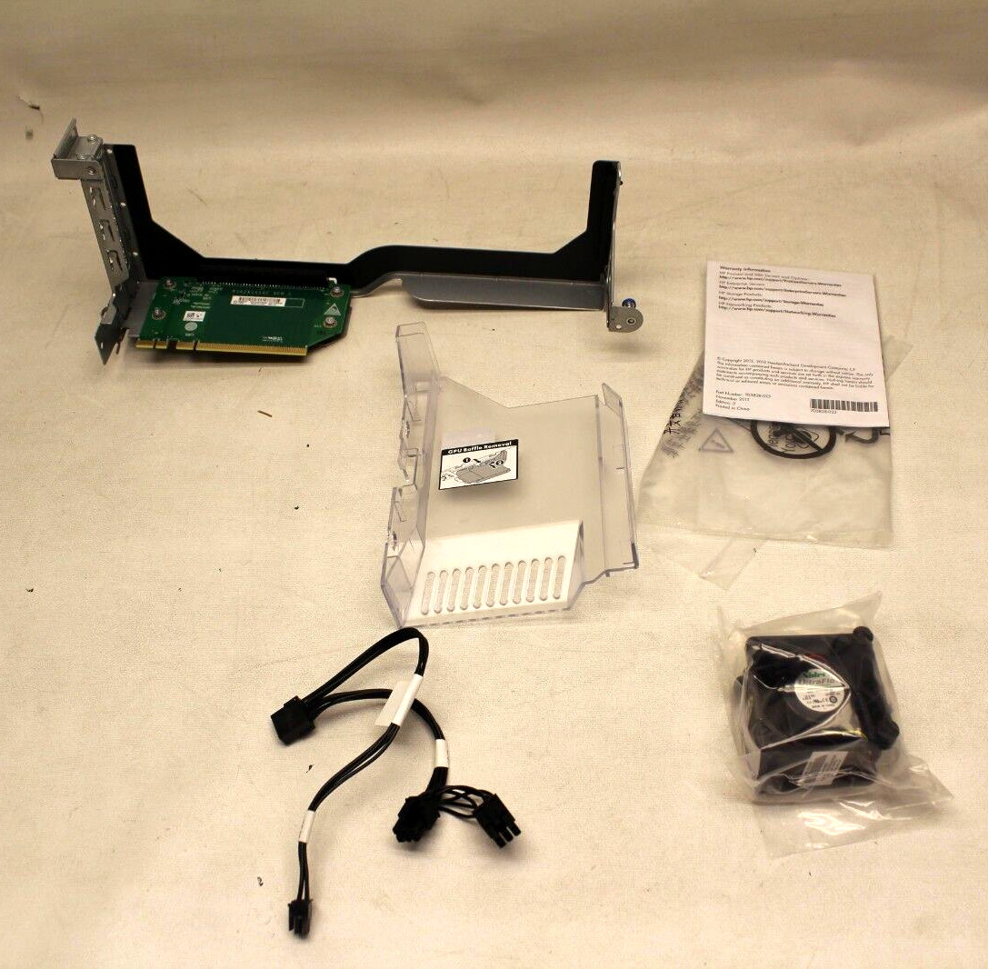 765518-B21 HP DL80 Gen9 GPU Enablement Kit 792119-001 NEW COMPLETE ORIGINAL KIT