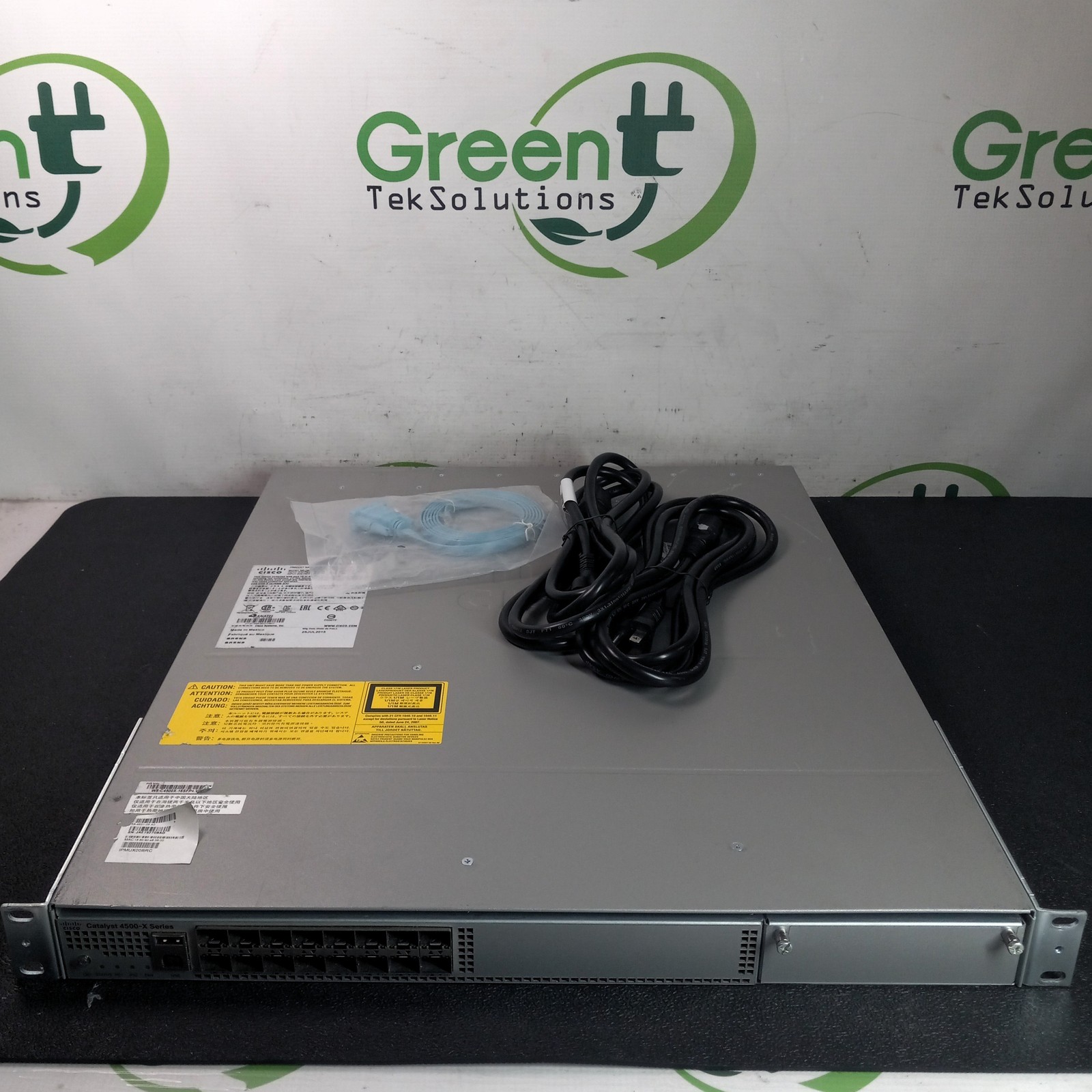 Cisco WS-C4500X-16SFP+ 16 Port 10GE IP Base Gigabit Switch with Dual PSUs