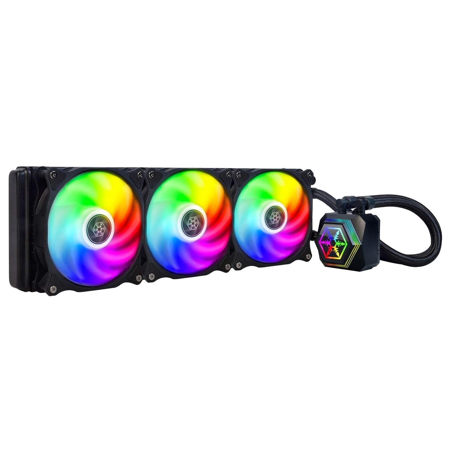 SilverStone PF360-ARGB Permafrost 360mm AIO CPU Liquid Cooler Supports Intel/AMD