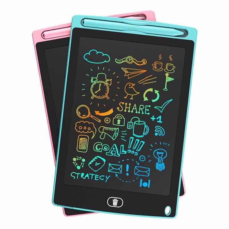 LCD Drawing Tablets Pink Multicolor 40 Count 8.5
