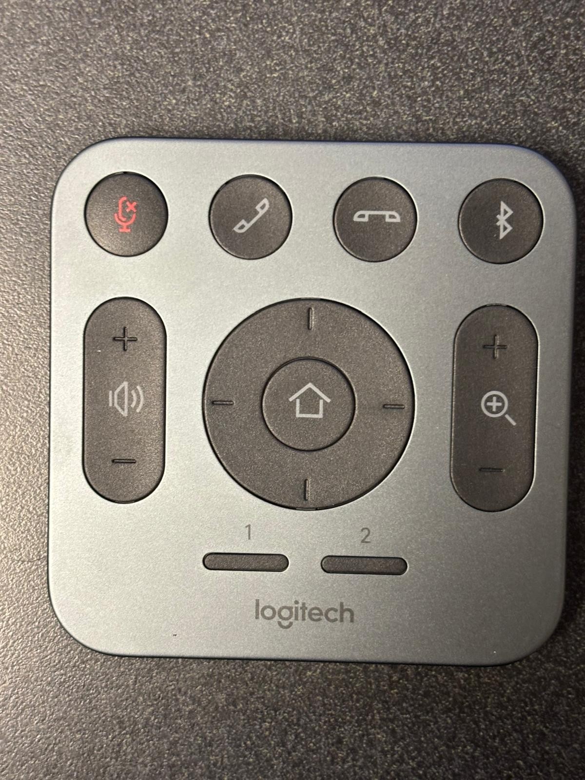 Logitech R-R0012 Gray Wireless Remote Control For Meetup 4K Conference Camera