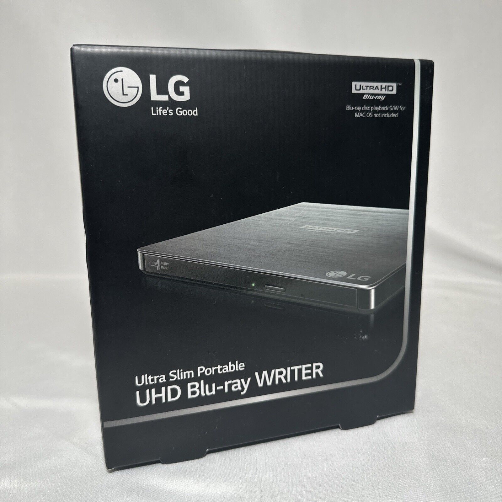 LG Ultra Slim Portable Blu-ray / DVD Writer - UHD ready and M-DISCTM Support NEW