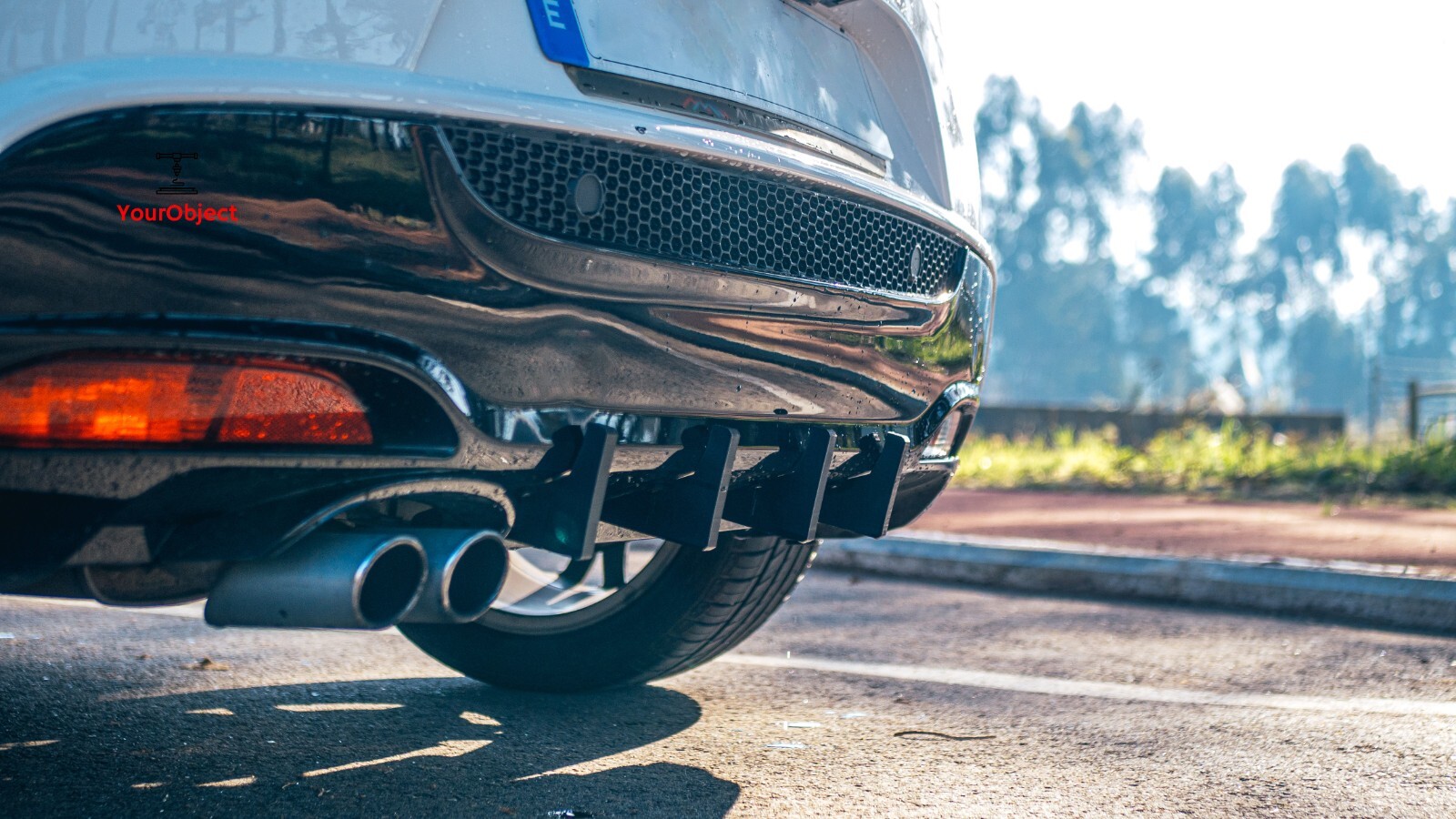 Rear Diffuser for Alfa Romeo Mito, 4 Piece Diffuser Fins