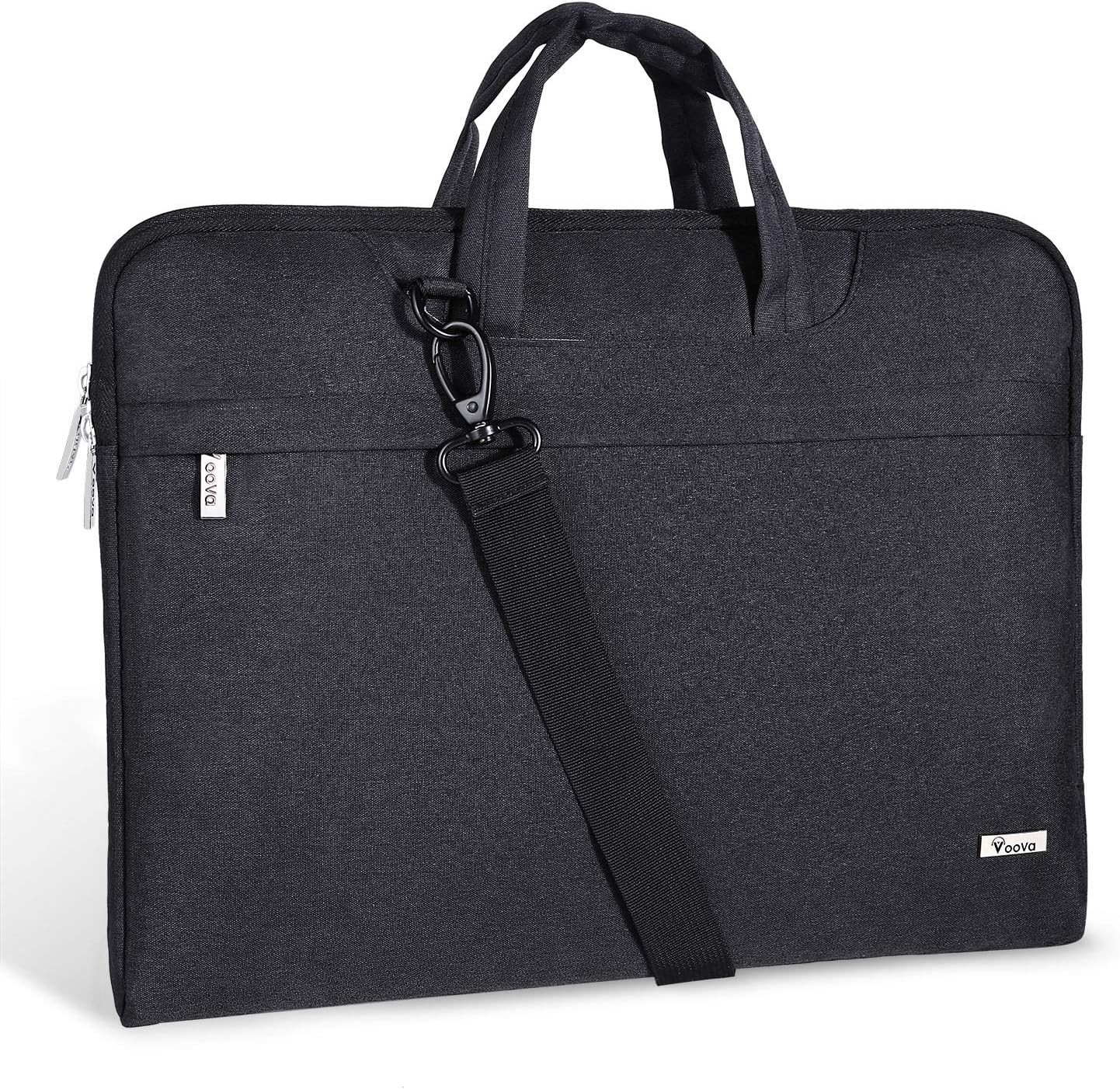 17.3-17 Inch Laptop Sleeve with Handle for MacBook, Black Color Design