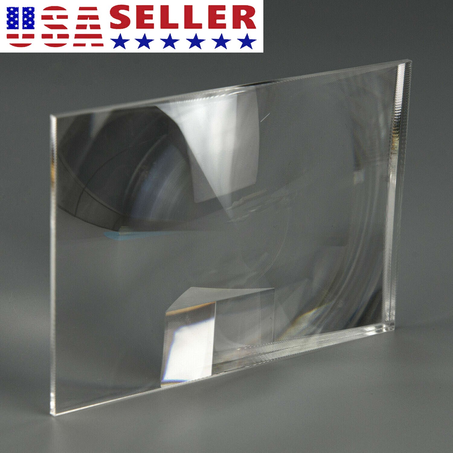 1PC 400X300mm Optical PMMA Fresnel Lens Magnifier Focal 600mm DIY Projector