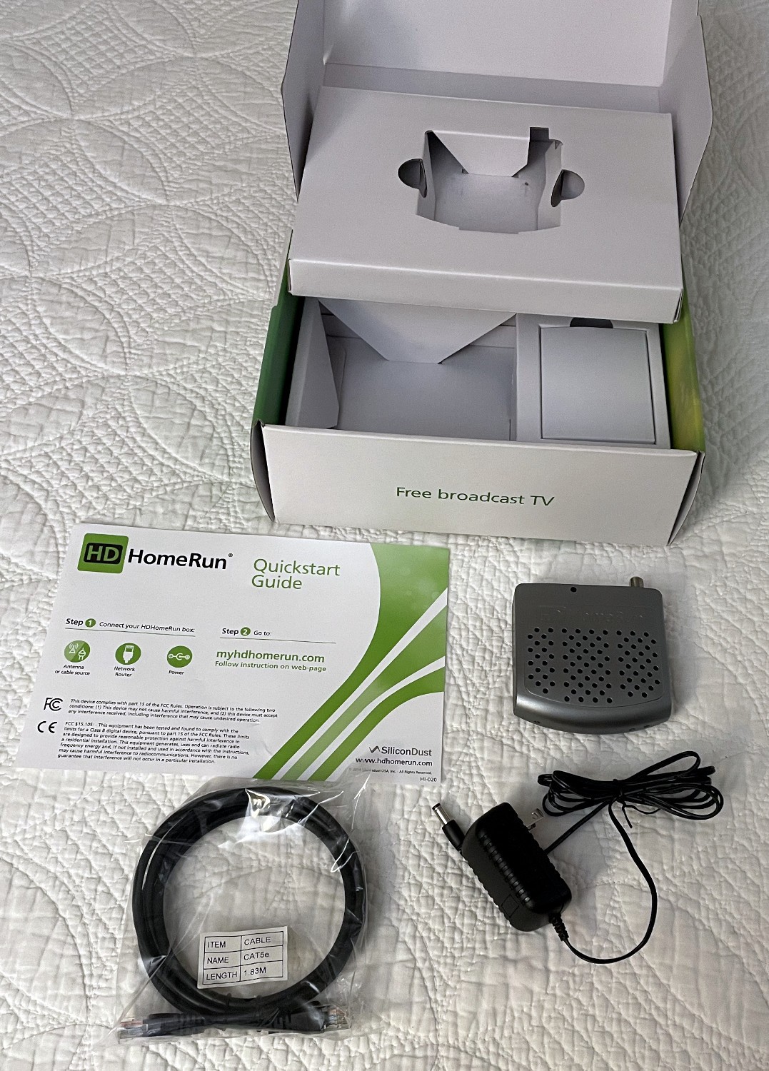 SiliconDust HDHomeRun Connect Broadcast TV Tuner HDHR4-2US