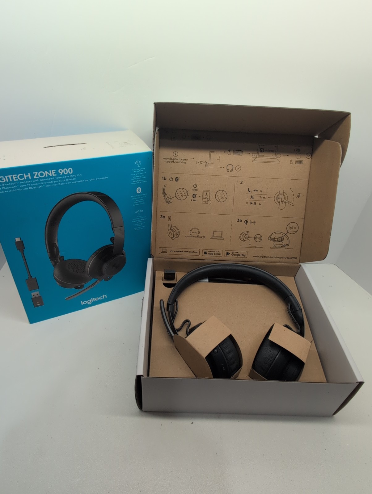 Logitech - Zone 900 Wireless Bluetooth Noise Canceling On-Ear - Graphite  #2
