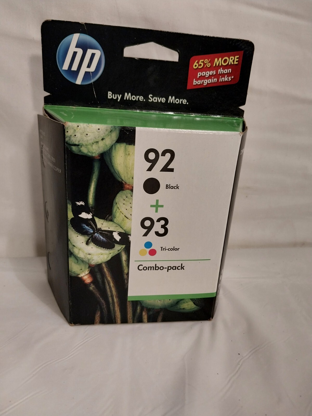 HP 92/93 Black/Tri-Color Standard Yield Ink Cartridge - Expired