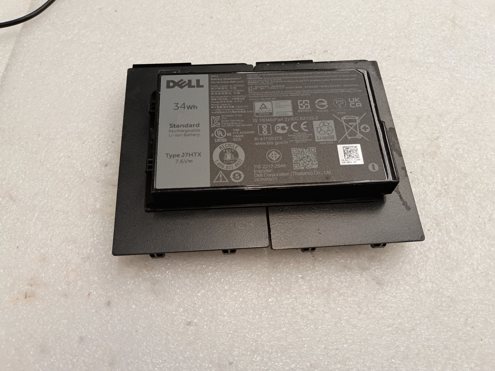 LOT 3 OEM Genuine 34WH J7HTX Battery For Dell Latitude 12 7202 7212 7XNTR FH8RW