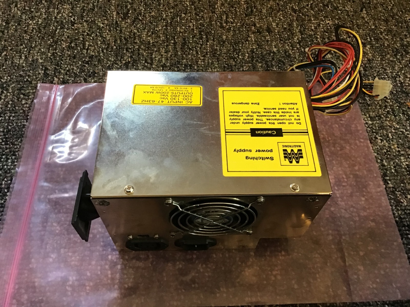 Vintage Magitronic Switching Power Supply 200W MAX