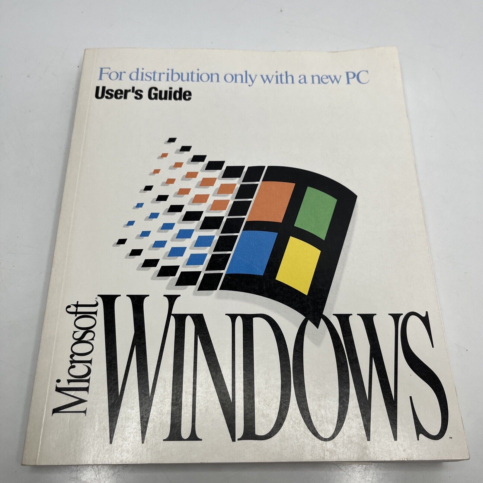 Vintage 1993 Original Microsoft Windows 3.1 User's Guide