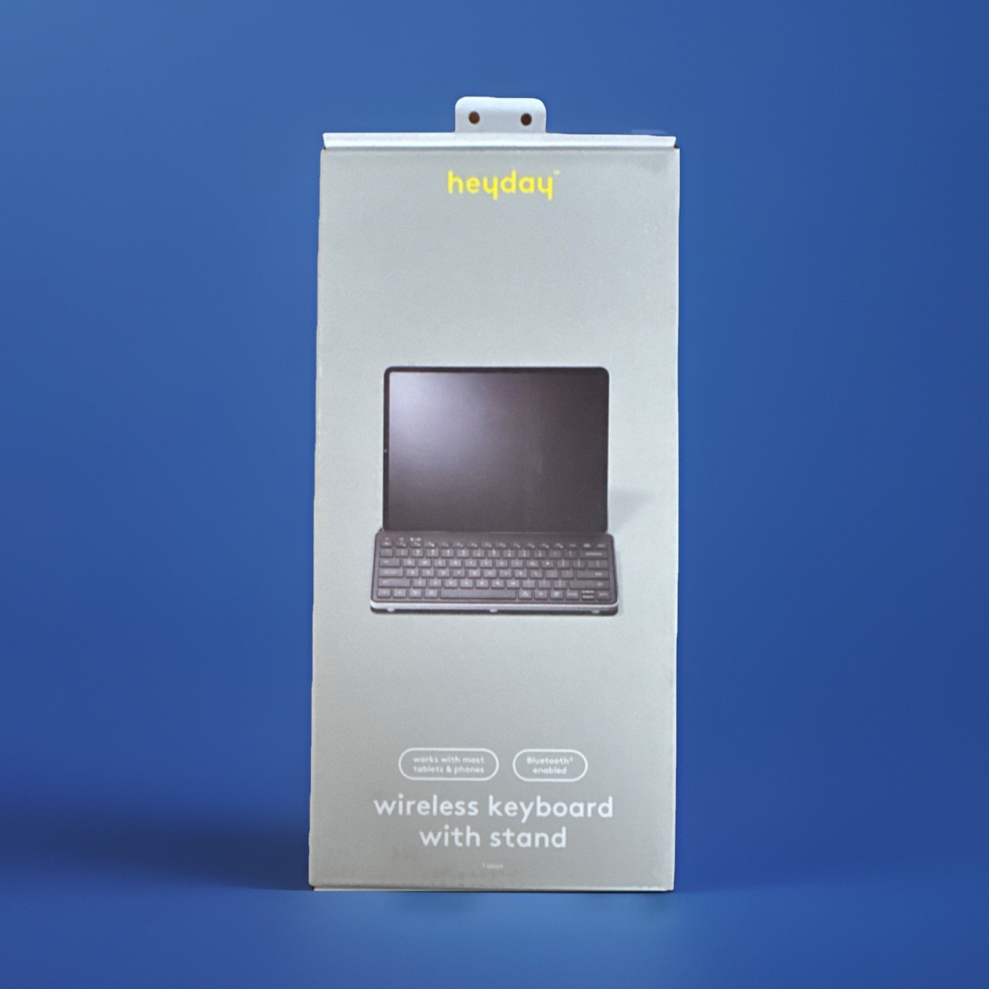 heyday Compact Bluetooth Keyboard with Integrated Stand for Tablets & eReaders …