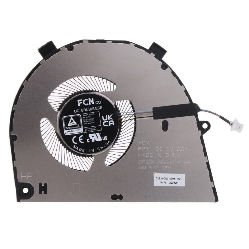 Laptop Cooling Fan Cooler 4-pin Heat Radiator for Vostro 16 5620 5625 0T8R2T