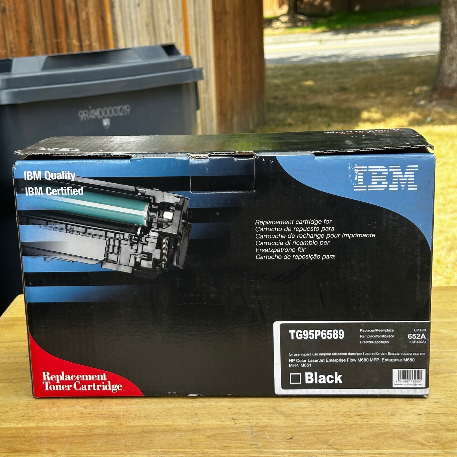 IBM TG95P6589 Laser Toner Cartridge Black Replacement for HP 652A (CF320A)