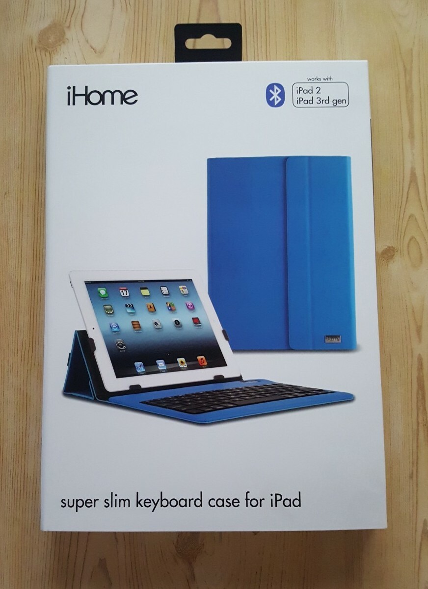 iHome Super Slim Keyboard Case For iPad 2, iPad 3rd Gen, Android USA Seller