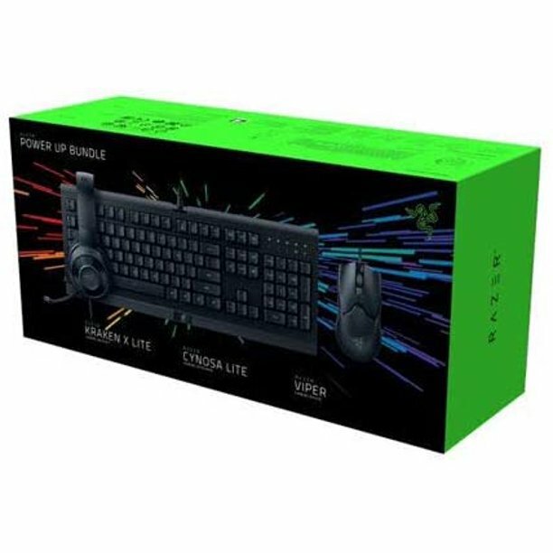 Razer Power Up Bundle- Cynosa Lite Viper Kraken X Lite- Brand New & Sealed
