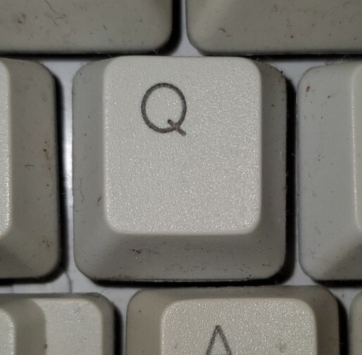 Q Key Only For Micro Innovations Keyboard Replacement Part One Piece