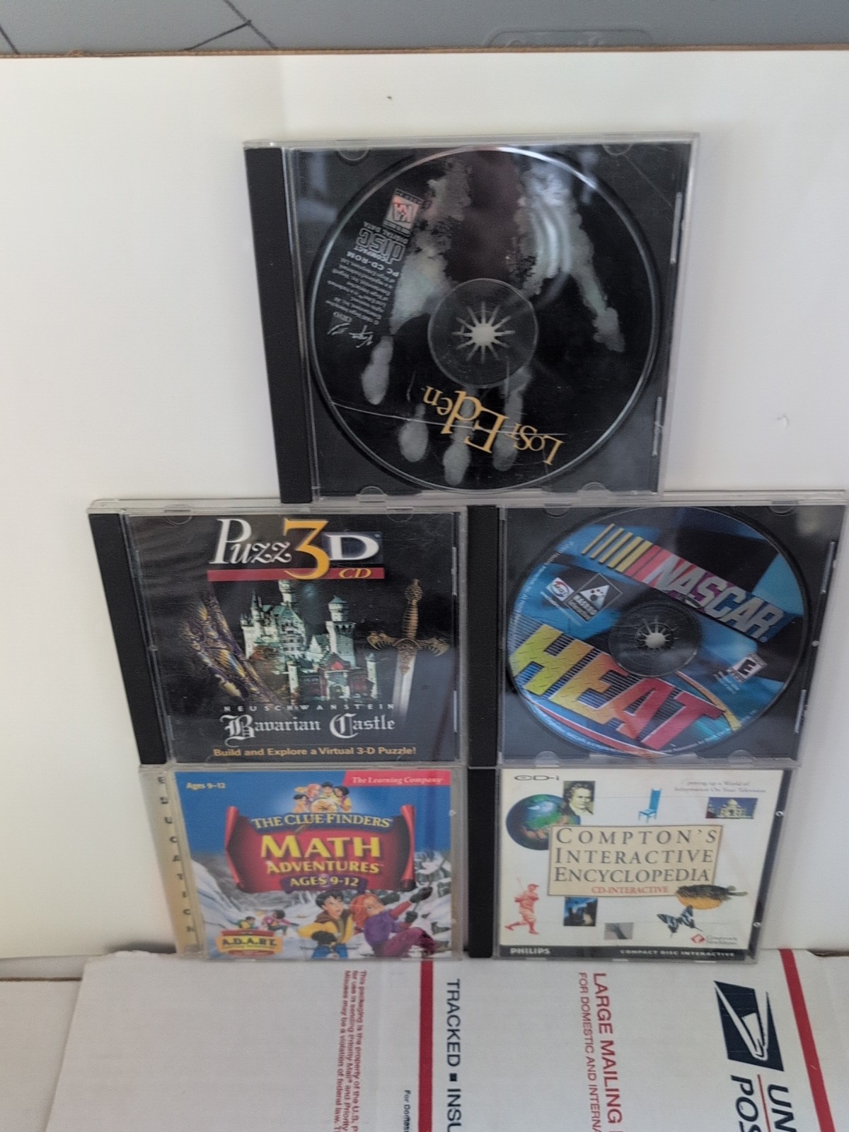 Lot Of 5 Vintage PC Rom Video Games See Pics #178