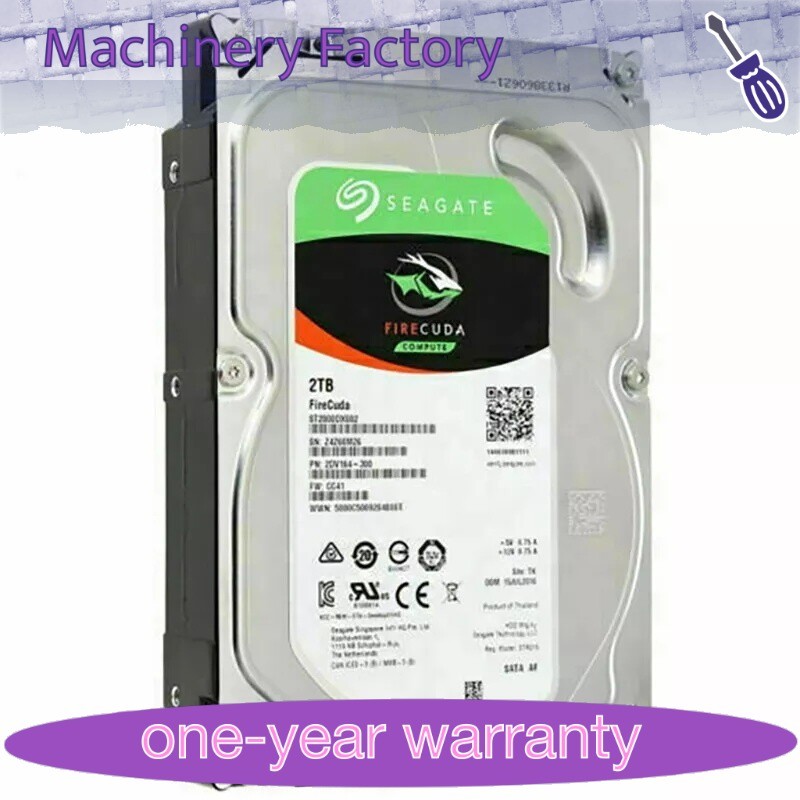 1PCS FOR Seagate (ST2000DX002) FireCuda Internal 2TB 3.5"(Solid State Hybrid Dr