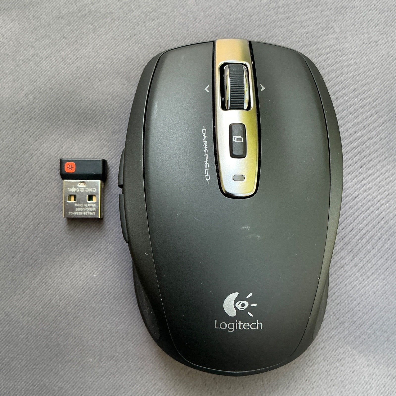 Logitech Anywhere MX Wireless Mouse Bluetooth Black EXC Unifying 7 button