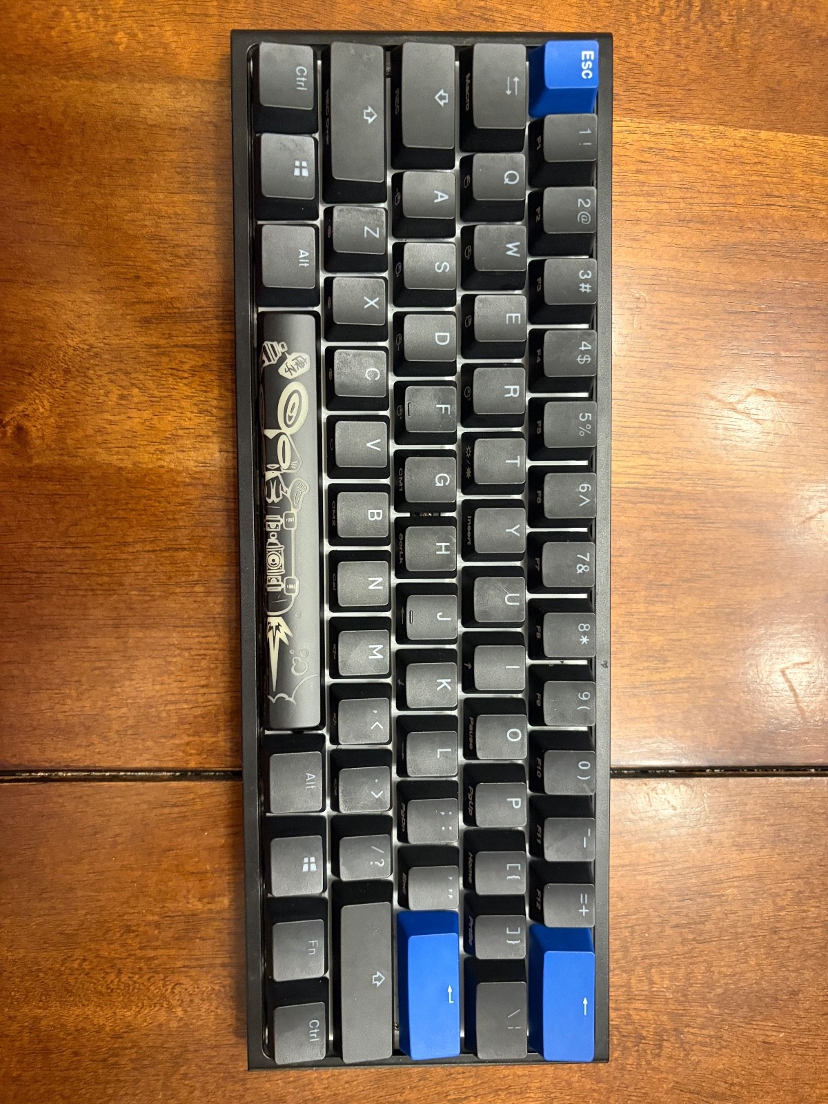 Ducky One 2 Mini 60% Mechanical Keyboard with Cherry MX Silver Switches