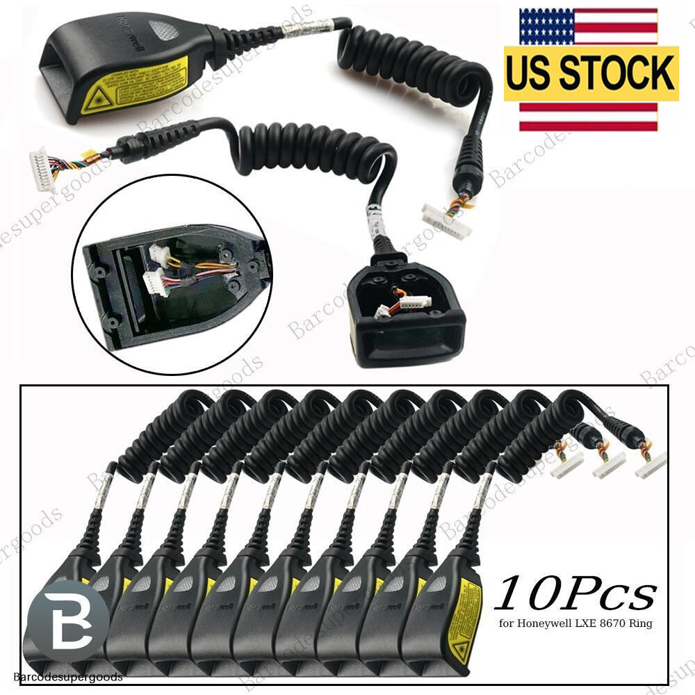 10Pcs Top Cover with Scan Lens and Cable for Honeywell LXE 8670 Ring Scanner