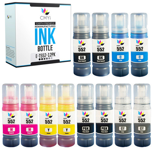 Compatible Epson 552 EcoTank Ink Bottles for Epson EcoTank ET-8500 and ET-8550