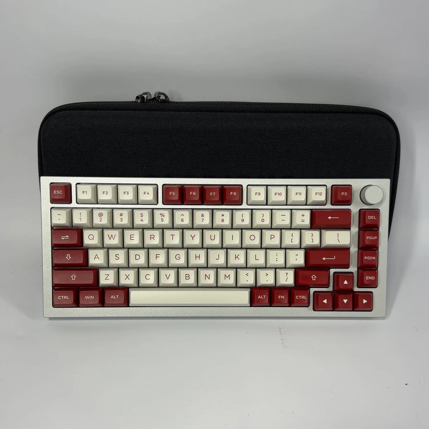 Glorious GMMK Pro GLOGMMKP75RGBW Wired Gaming Keyboard Red/White