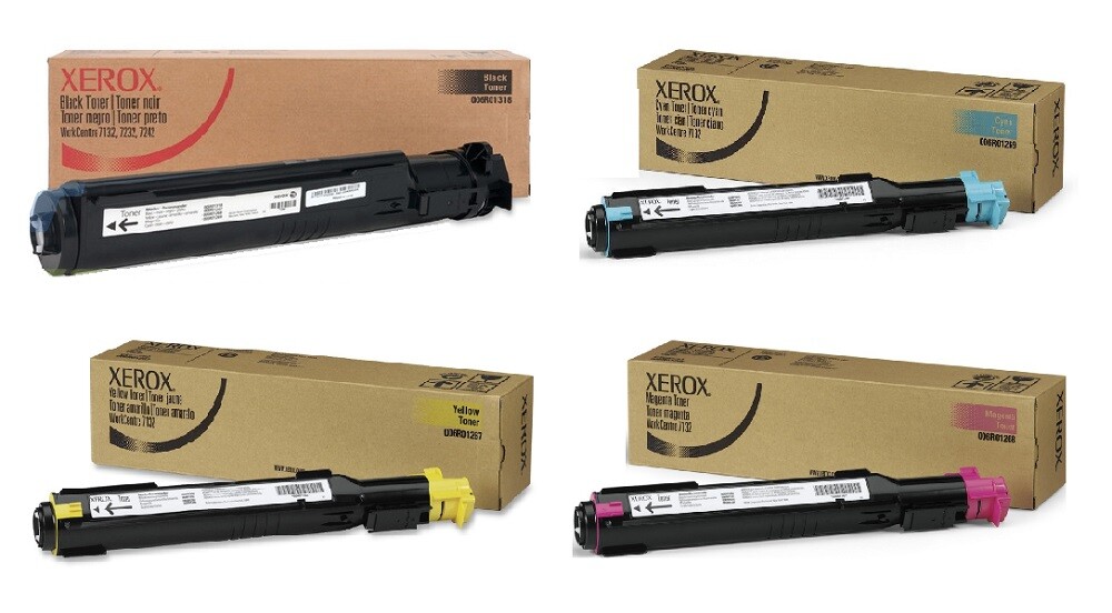 Genuine Toner Xerox WorkCentre 7132 7232 7242 / 006R01317 006R01263 -006R01265