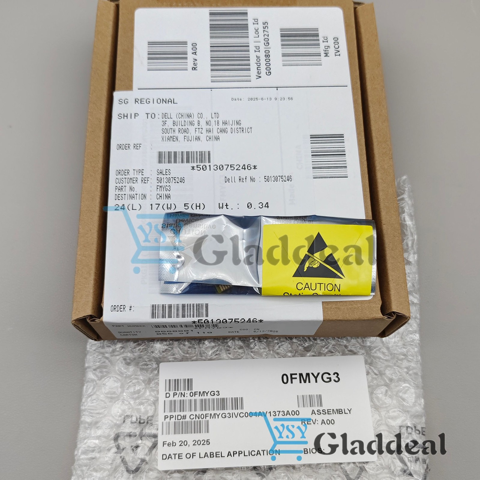 New Dell PowerEdge T440 R440 R640 R740 Trusted Platform Module TPM 2.0 FMYG3