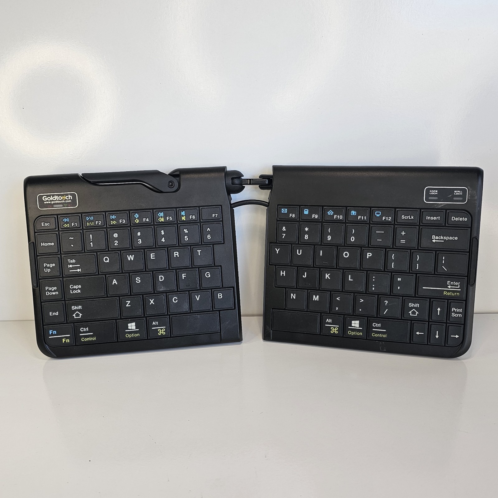 Goldtouch Keyboard SK-2770 Wireless Bluetooth Adjustable Ergonomic Tested