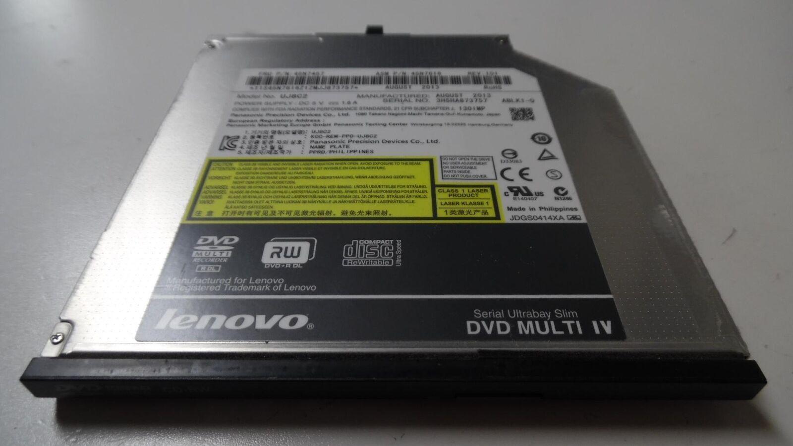 CD/DVD-RW Slim Multi-Drive - Lenovo ThinkPad T490s - UJ8A2 45N7457