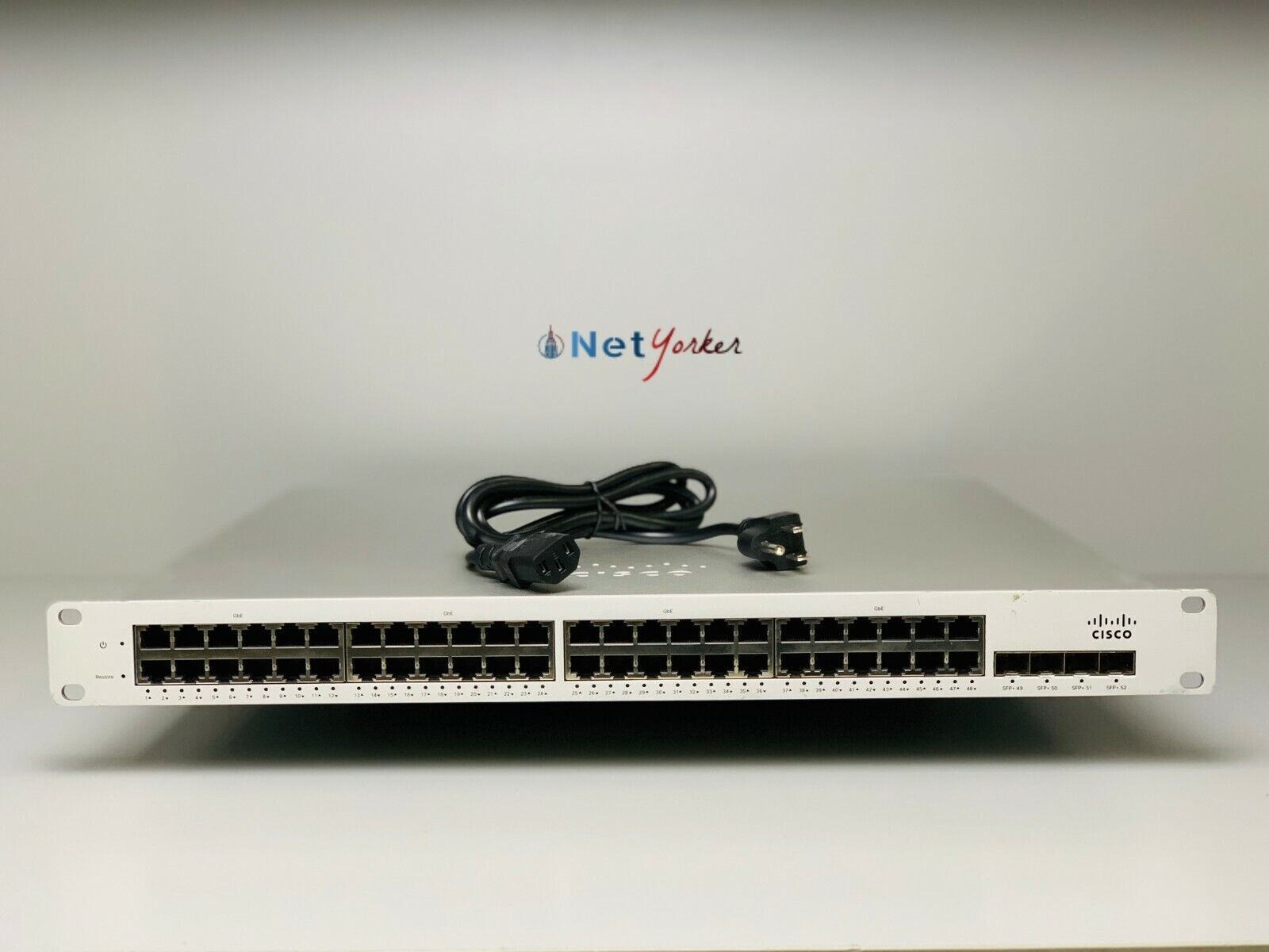 Cisco Meraki MS320-48LP 48 Port PoE Gigabit Switch UNCLAIMED - 1 Year Warrant