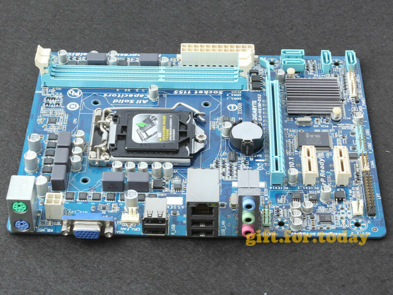 Original Gigabyte GA-H61M-DS2 Intel H61 Motherboard DDR3 LGA 1155 mATX