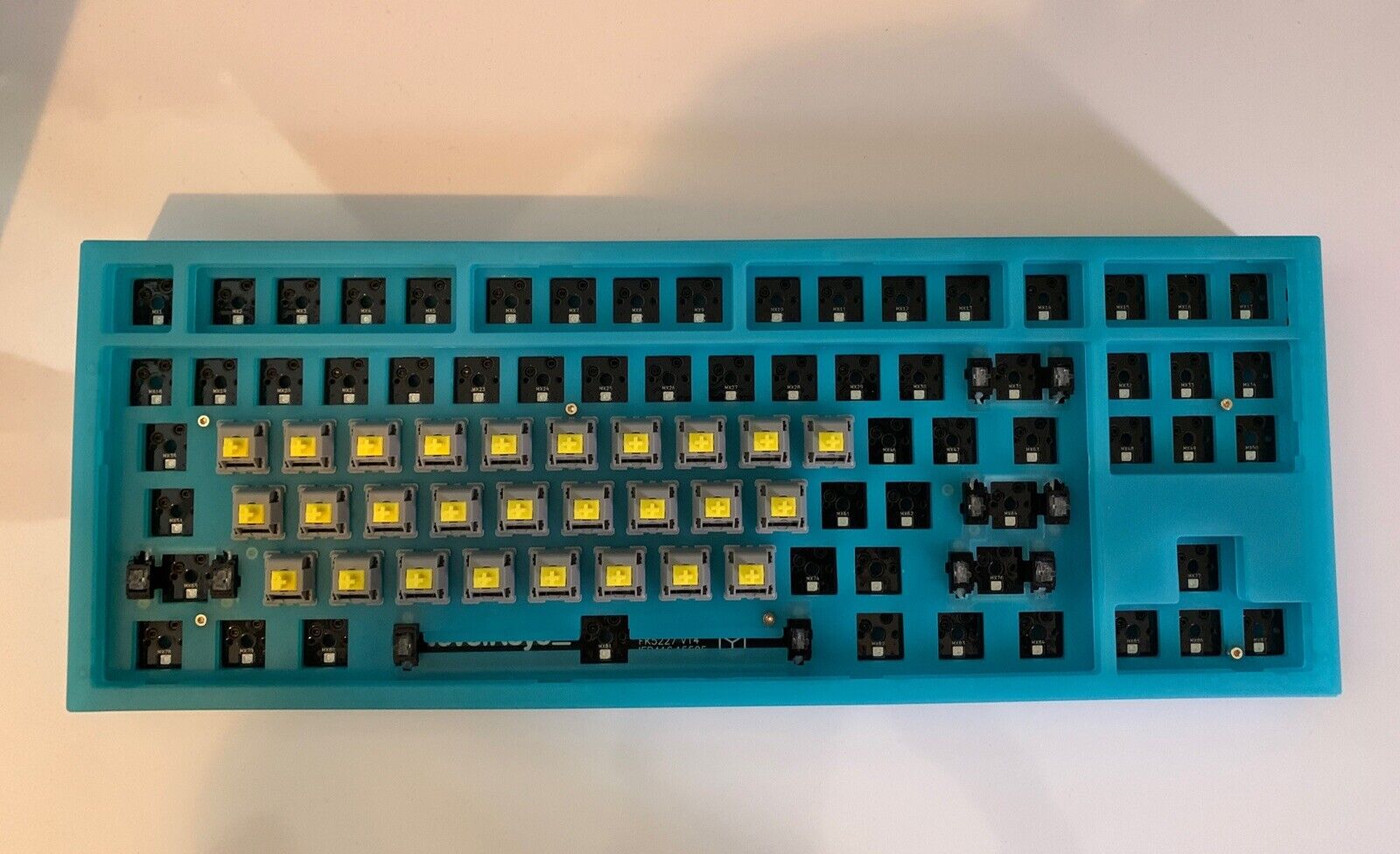 NovelKeys NK87 Entry Edition TKL Custom Mechanical Keyboard + Durock Sunflower